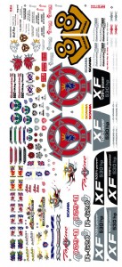 KFS 1/24 歐式卡車外裝用貼紙 水貼紙 (KFS5